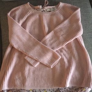 Loft Mixed Media Sweater